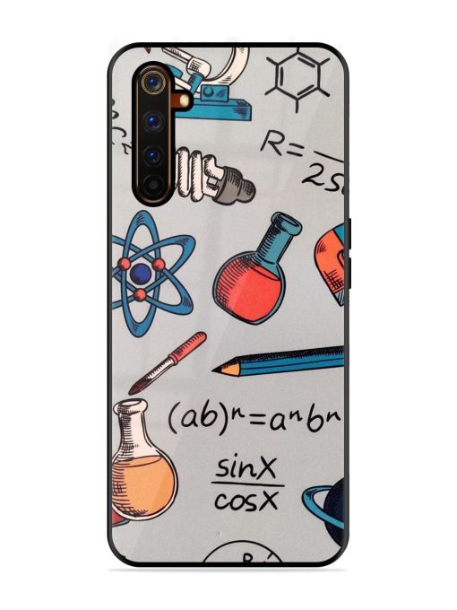 Science Doodle Glossy Soft Edge Case for Realme 6 Pro Chachhi