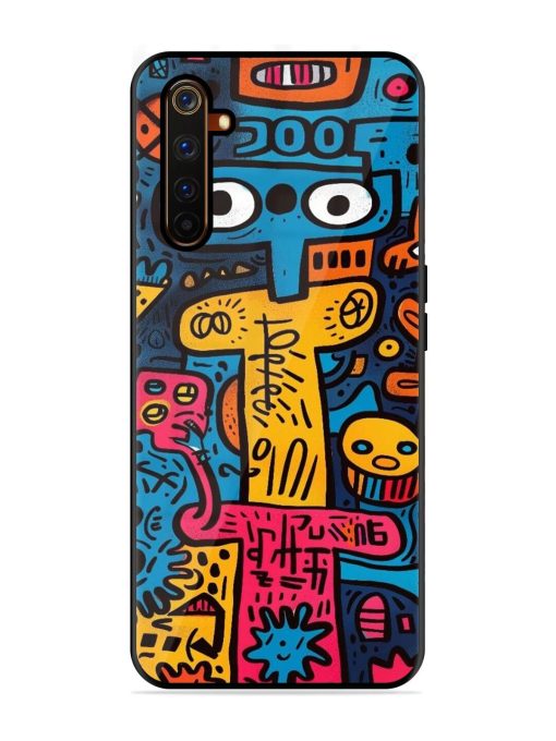 Doodletopia Glossy Soft Edge Case for Realme 6 Pro Chachhi