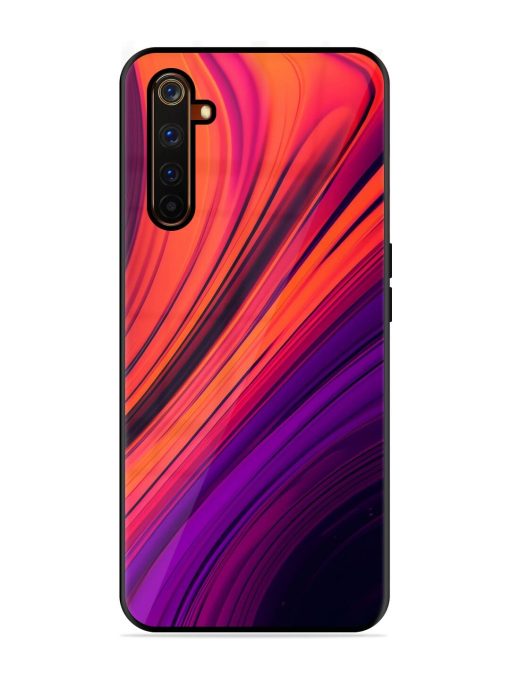 Crimson Curls Glossy Soft Edge Case for Realme 6 Pro Chachhi