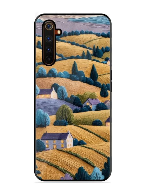 Rolling Hilltop Haven Glossy Soft Edge Case for Realme 6 Pro Chachhi