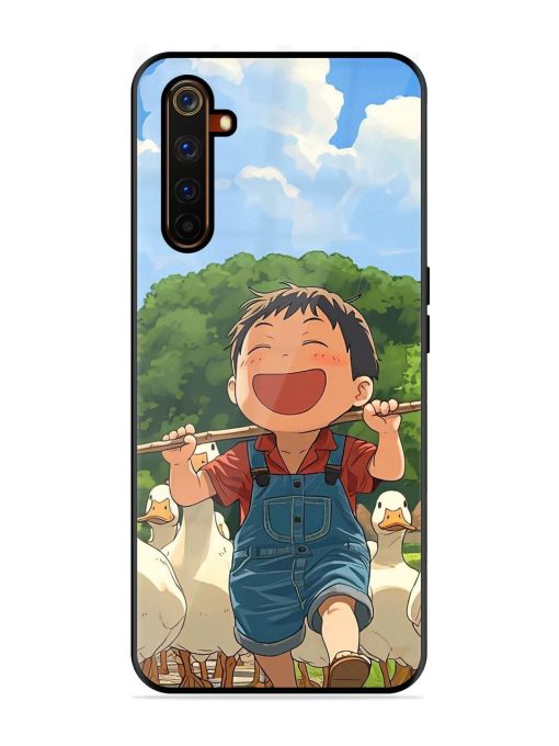 Duck Parade Glossy Soft Edge Case for Realme 6 Pro Chachhi