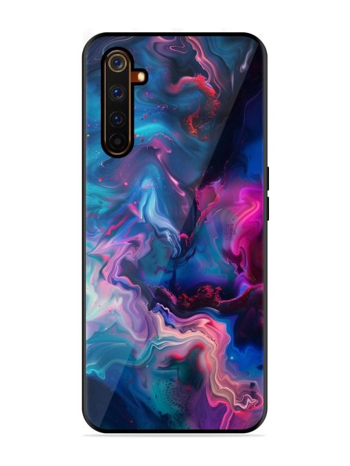 Cosmic Swirl Glossy Soft Edge Case for Realme 6 Pro Chachhi