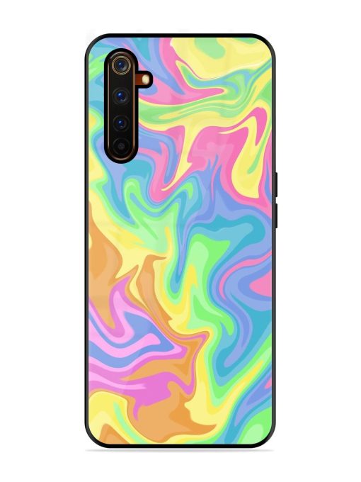 Whimsical Swirl Glossy Soft Edge Case for Realme 6 Pro Chachhi