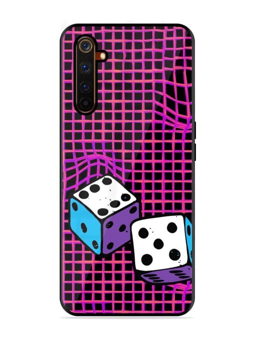 Glitched Dice Glossy Soft Edge Case for Realme 6 Pro