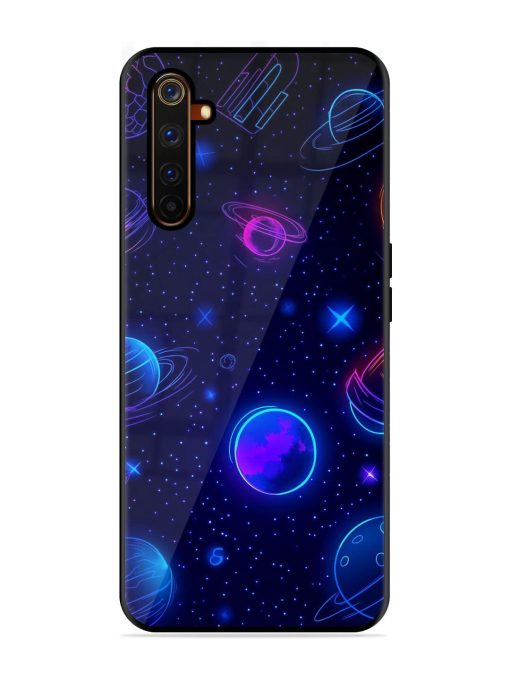 Neon Cosmos Glossy Soft Edge Case for Realme 6 Pro Chachhi