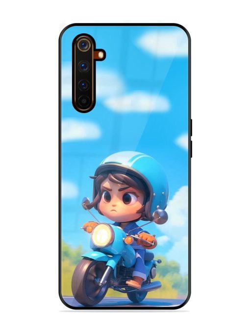 Little Rider Glossy Soft Edge Case for Realme 6 Pro Chachhi