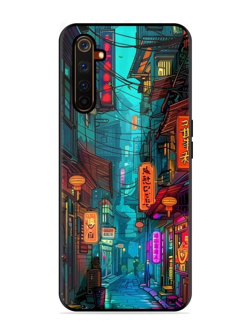 Neon Nightscape Glossy Soft Edge Case for Realme 6 Pro Chachhi