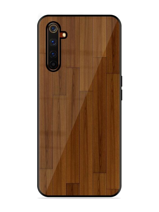 Warm Woodgrain Glossy Soft Edge Case for Realme 6 Pro Chachhi