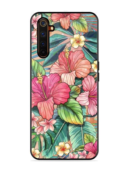 Tropical Tapestry Glossy Soft Edge Case for Realme 6 Pro Chachhi