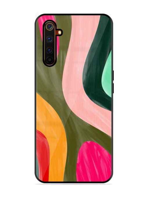 Wavy Wonderland Glossy Soft Edge Case for Realme 6 Pro Chachhi