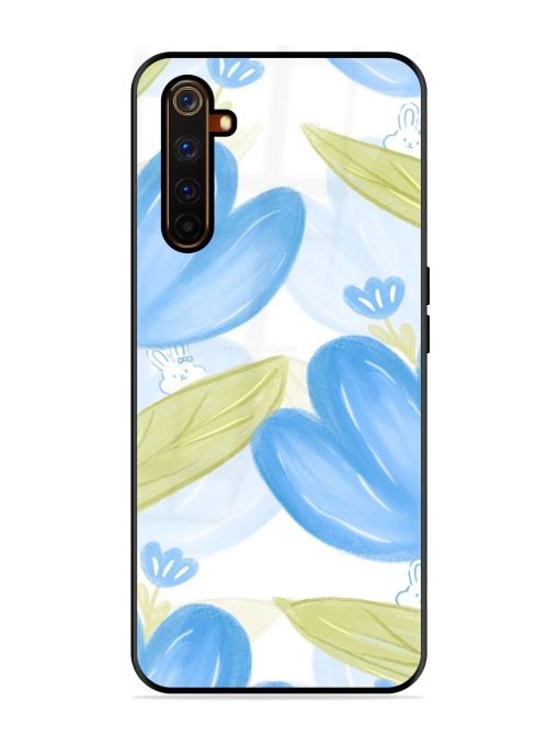 Bunny'S Blue Garden Glossy Soft Edge Case for Realme 6 Pro Chachhi