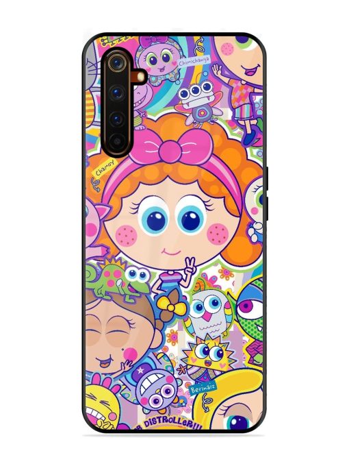 Distroller Friends Glossy Soft Edge Case for Realme 6 Pro Chachhi