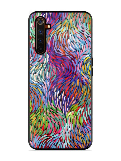 Vibrant Waves Glossy Soft Edge Case for Realme 6 Pro Chachhi