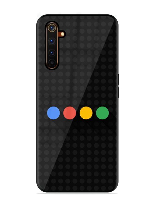 Google Dots Glossy Soft Edge Case for Realme 6 Pro Chachhi