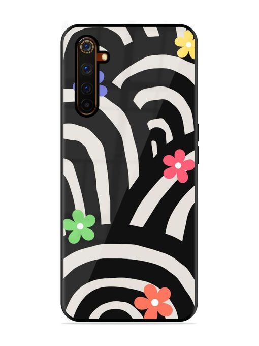 Rainbow Arcs Glossy Soft Edge Case for Realme 6 Pro Chachhi