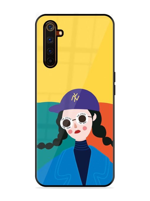 Starry-Eyed Girl Glossy Soft Edge Case for Realme 6 Pro Chachhi