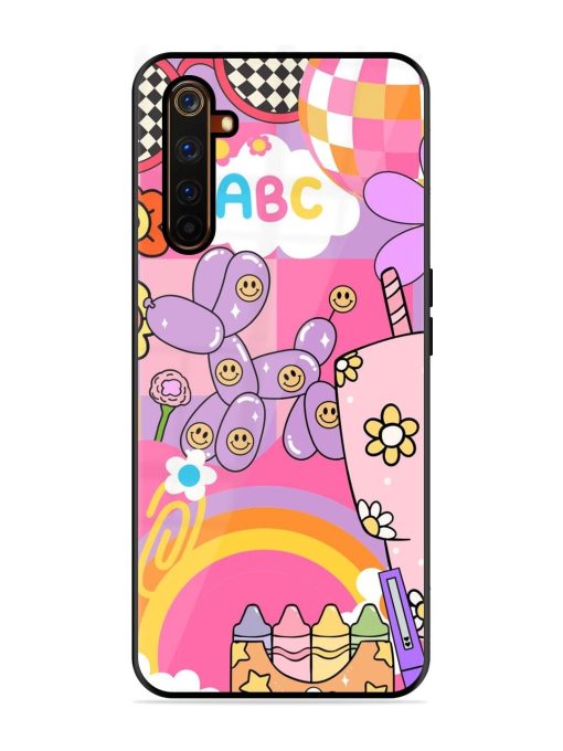 Whimsical Y2K Chaos Glossy Soft Edge Case for Realme 6 Pro Chachhi