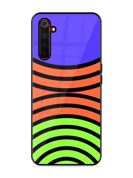 Psychedelic Stripe Symphony Glossy Soft Edge Case for Realme 6 Pro Chachhi