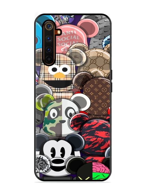 Streetwear Bearbrick Extravaganza Glossy Soft Edge Case for Realme 6 Pro Chachhi