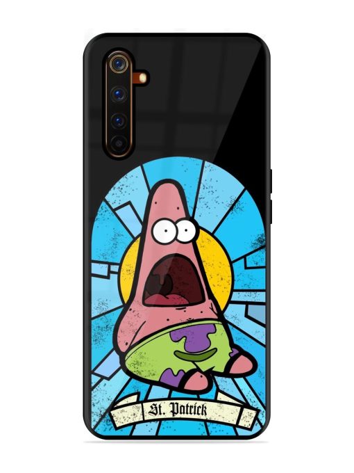 St. Patrick'S Day Stained Glass Patrick Star Glossy Soft Edge Case for Realme 6 Pro Chachhi