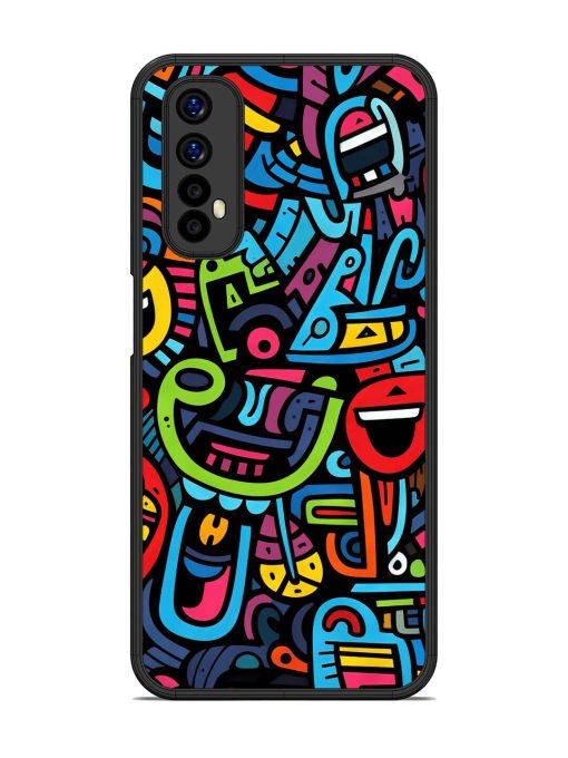 Doodlephoria Glossy Soft Edge Case for Realme 7