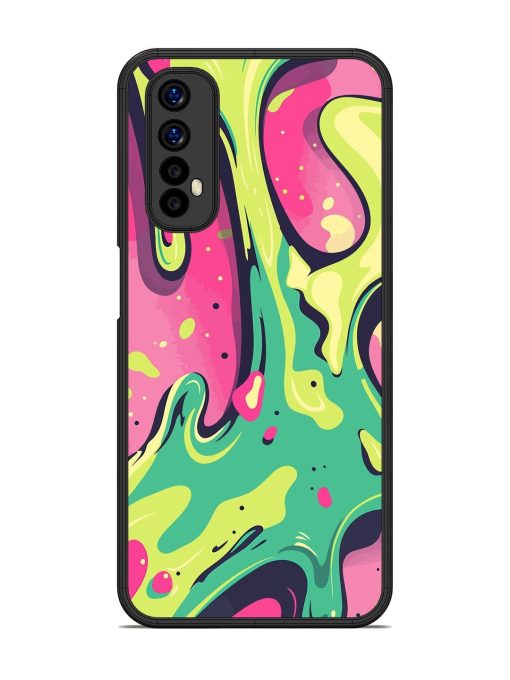 Gooey Grooves Glossy Soft Edge Case for Realme 7