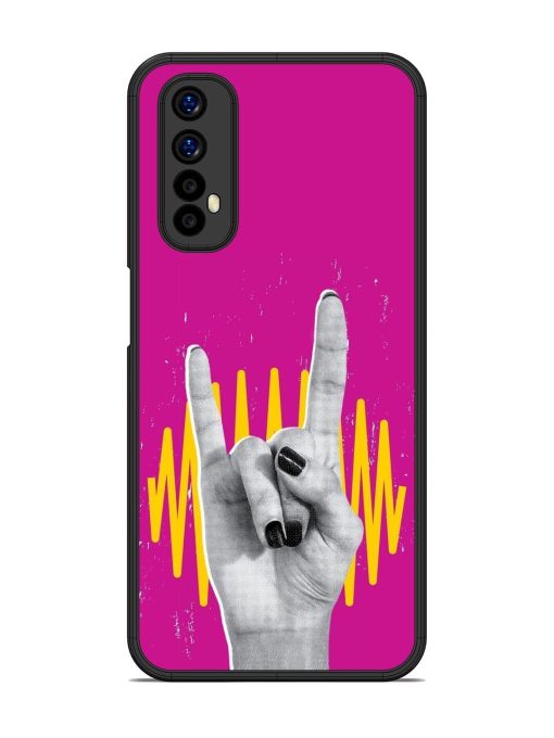 Rock Hand Glossy Soft Edge Case for Realme 7