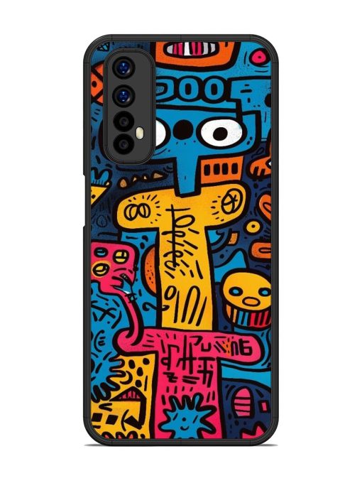 Doodletopia Glossy Soft Edge Case for Realme 7