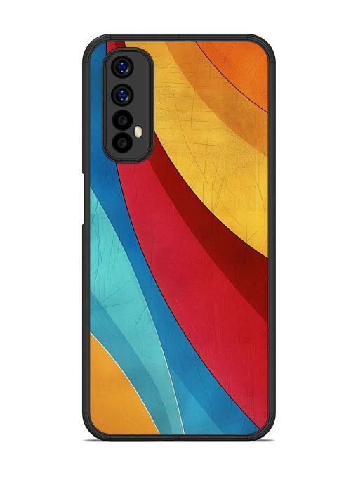 Curving Canvas Glossy Soft Edge Case for Realme 7