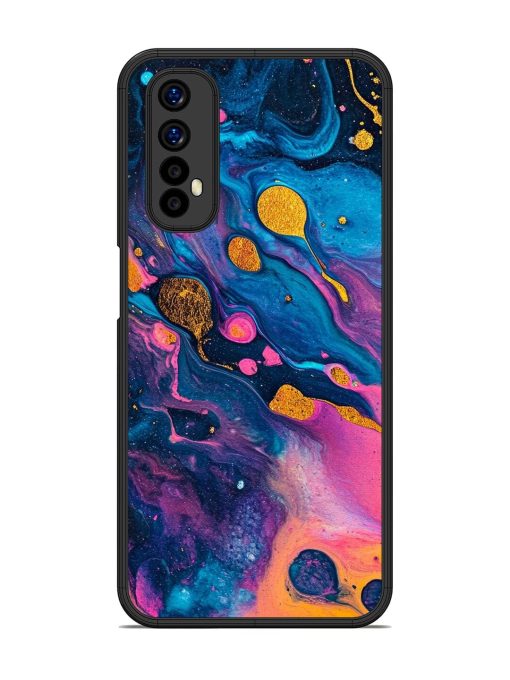 Cosmic Swirl Glossy Soft Edge Case for Realme 7