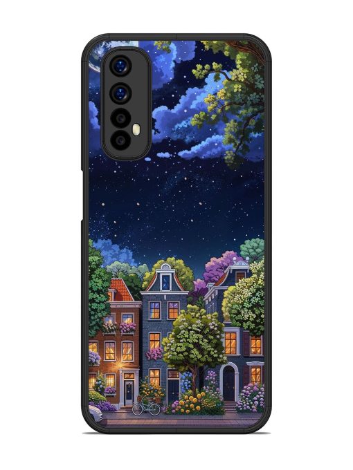 Moonlit Streets Glossy Soft Edge Case for Realme 7