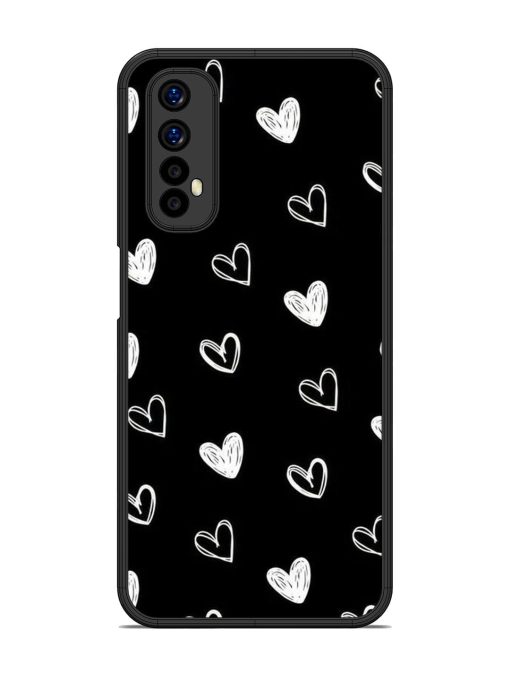 Scattered Hearts Glossy Soft Edge Case for Realme 7