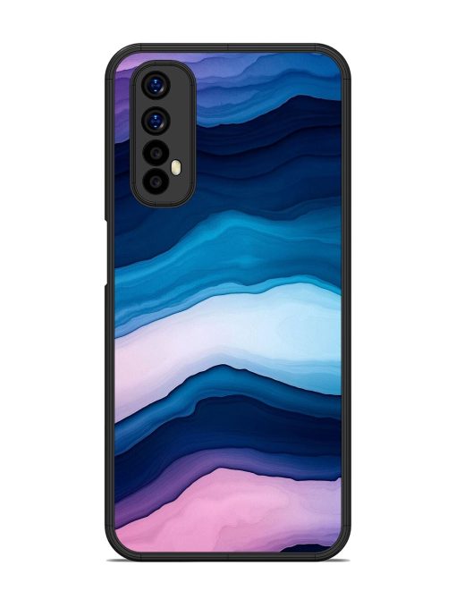 Oceanic Layers Glossy Soft Edge Case for Realme 7