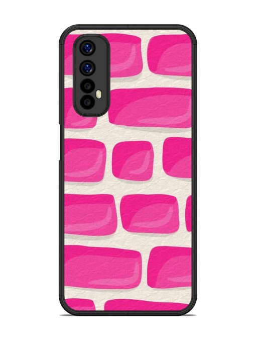 Pink Brick Wall Glossy Soft Edge Case for Realme 7