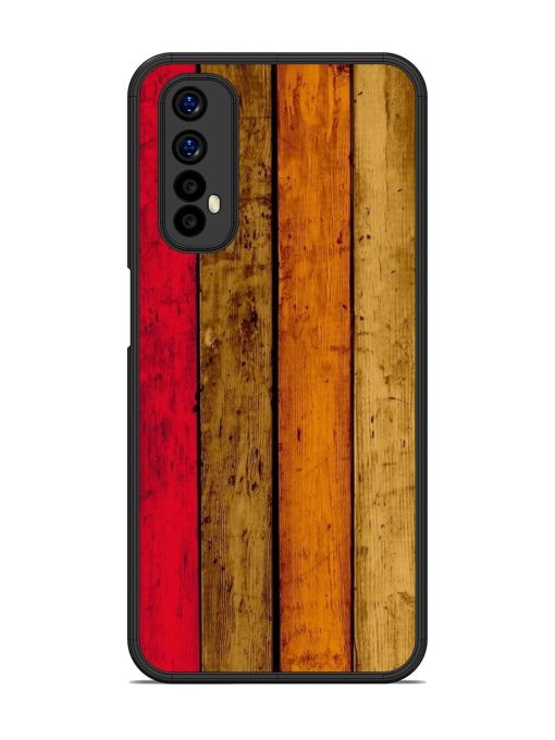 Colorful Woodgrain Glossy Soft Edge Case for Realme 7