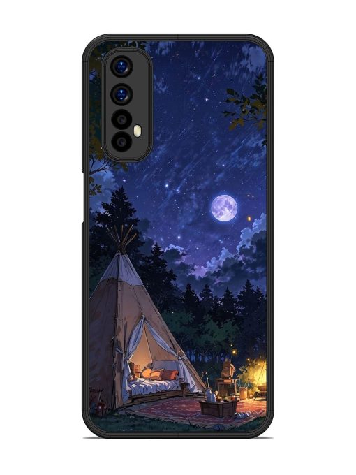 Moonlight Camping Glossy Soft Edge Case for Realme 7