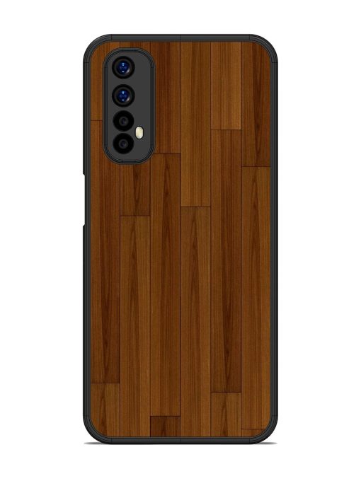 Warm Woodgrain Glossy Soft Edge Case for Realme 7