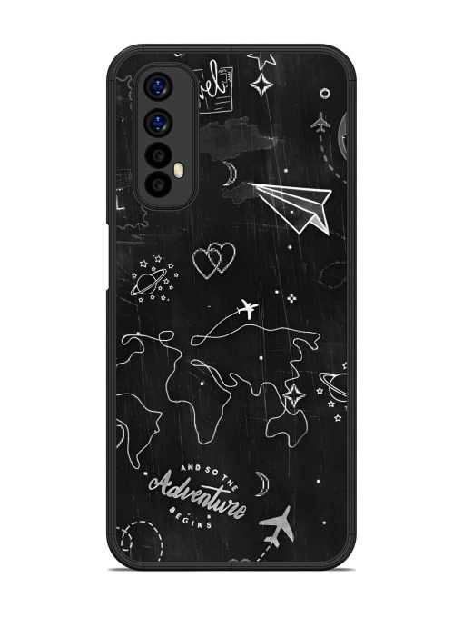 Wanderlust Sketchbook Glossy Soft Edge Case for Realme 7