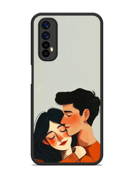 Craft Couples Glossy Soft Edge Case for Realme 7