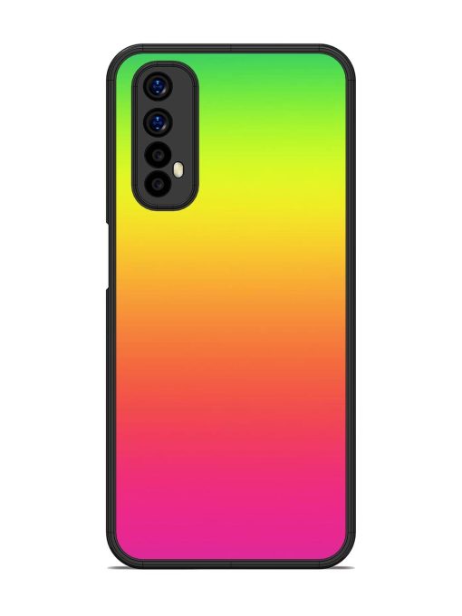 Rainbow Gradient Glossy Soft Edge Case for Realme 7