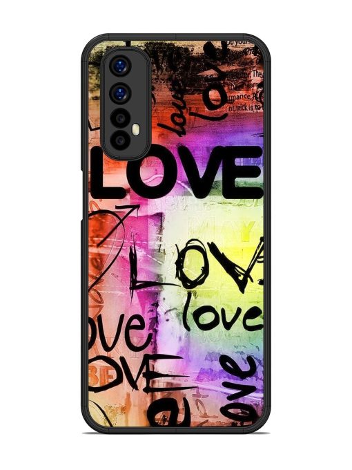 Love Graffiti Glossy Soft Edge Case for Realme 7