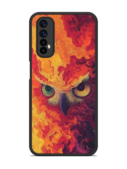 Fiery Owl Glossy Soft Edge Case for Realme 7