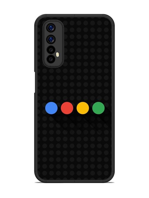 Google Dots Glossy Soft Edge Case for Realme 7