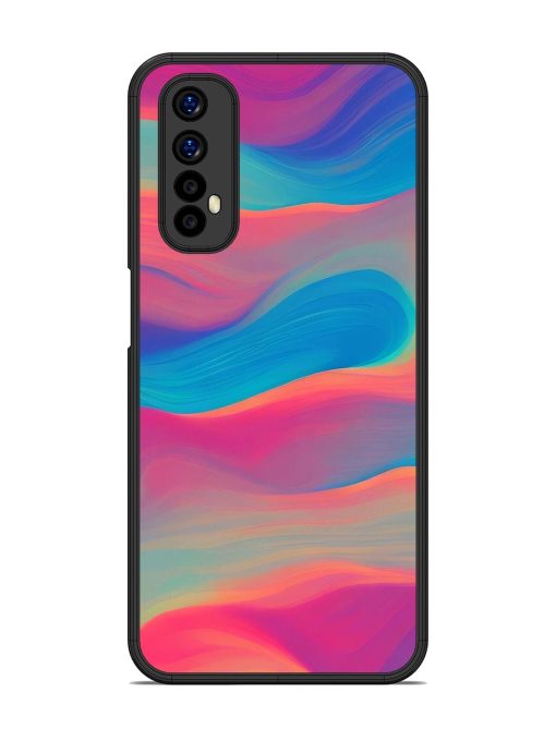 Wavy Wonder Glossy Soft Edge Case for Realme 7