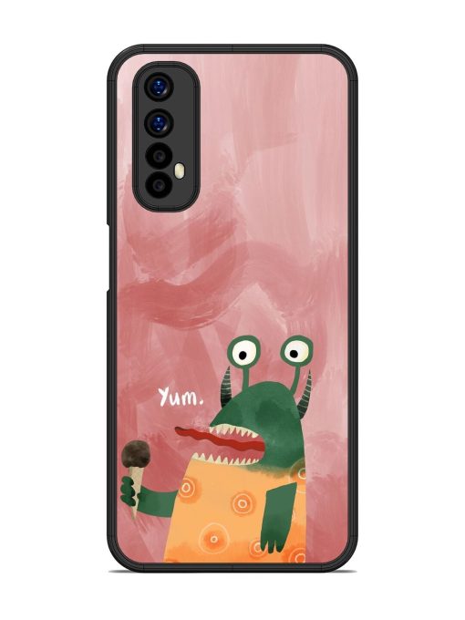 Hungry Monster Glossy Soft Edge Case for Realme 7