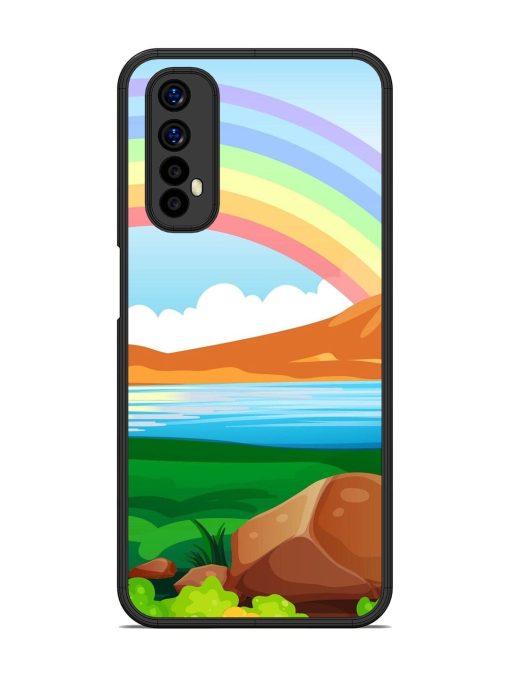 Rainbow Over The Lake Glossy Soft Edge Case for Realme 7