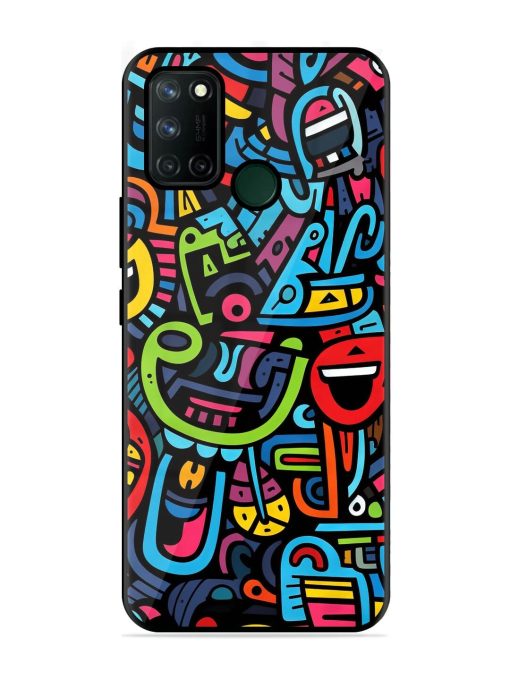 Doodlephoria Glossy Soft Edge Case for Realme 7I Chachhi