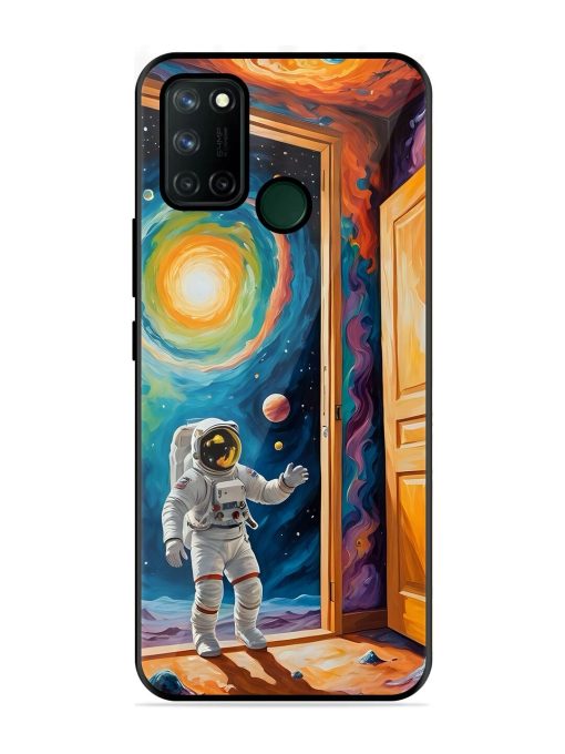 Artistic Space Glossy Soft Edge Case for Realme 7I Chachhi