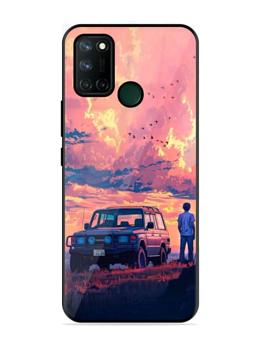 Solitude'S Horizon Glossy Soft Edge Case for Realme 7I Chachhi