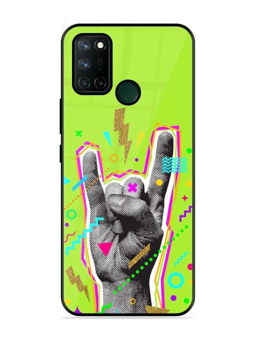 Neon Rock Glossy Soft Edge Case for Realme 7I Chachhi